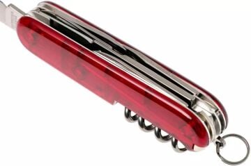 Victorinox Climber 1.3703.T Şeffaf Kırmızı İsviçre Çakısı 91mm 14F