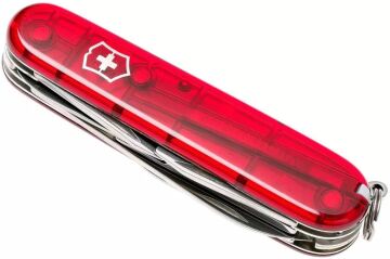 Victorinox Climber 1.3703.T Şeffaf Kırmızı İsviçre Çakısı 91mm 14F