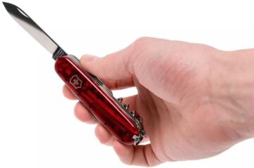 Victorinox Climber 1.3703.T Şeffaf Kırmızı İsviçre Çakısı 91mm 14F