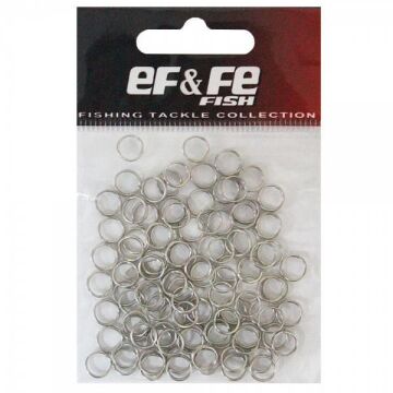 EFFE Split Ring Çelik Olta Halkası 100ad