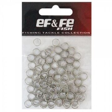 EFFE Split Ring Çelik Olta Halkası 100ad