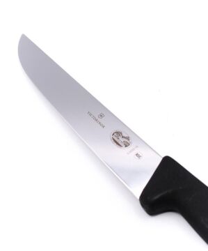 Victorinox Fibrox 18cm Kasap Kelle Bıçağı 5.5203.18 Siyah