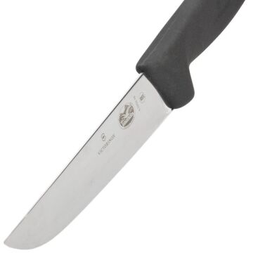 Victorinox Fibrox 18cm Kasap Kelle Bıçağı 5.5203.18 Siyah