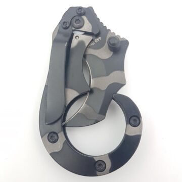 TDTX 10cm Mini Karambit Bıçak Kamuflaj Avcı Kamp Bıçağı