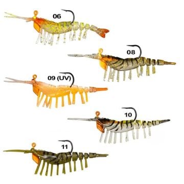 Ryuji Ayu Shrimp 7.5cm 7.2g Caridina Silikon Karides Yem Renk:11