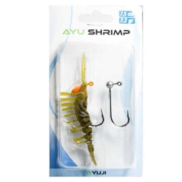 Ryuji Ayu Shrimp 7.5cm 7.2g Caridina Silikon Karides Yem Renk:11