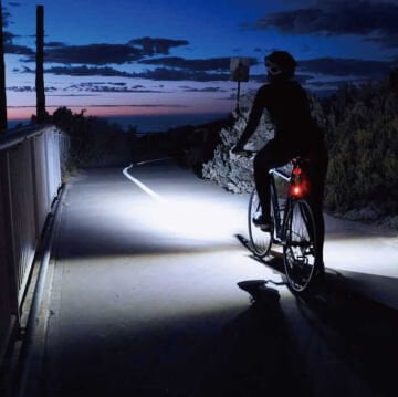 PANTHER USB Sarjlı COB LED Bisiklet ve Kafa Feneri PT-6053