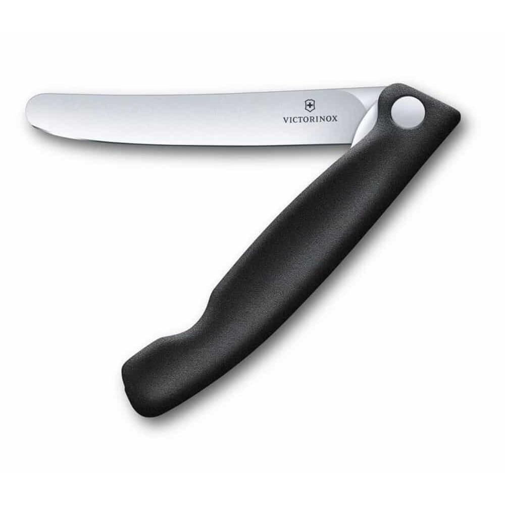 Victorinox 11cm Katlanır Domates Bıçağı Siyah 6.7803.F