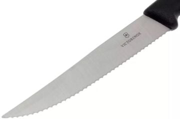 Victorinox 12cm Tırtıklı Biftek Bıçağı 2'li Siyah 6.7933.2B