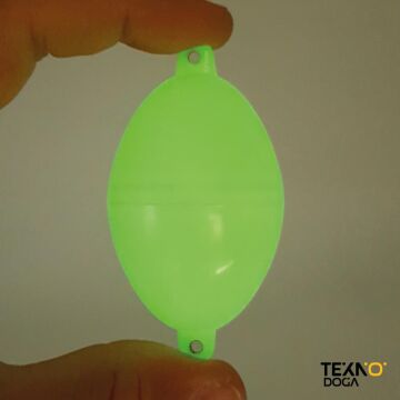 TAMSET Elips Sulu Şamandıra 40x60mm Fosforlu