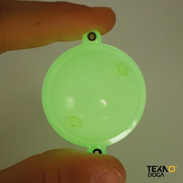 TAMSET Yuvarlak Sulu Top Şamandıra 40mm Fosforlu