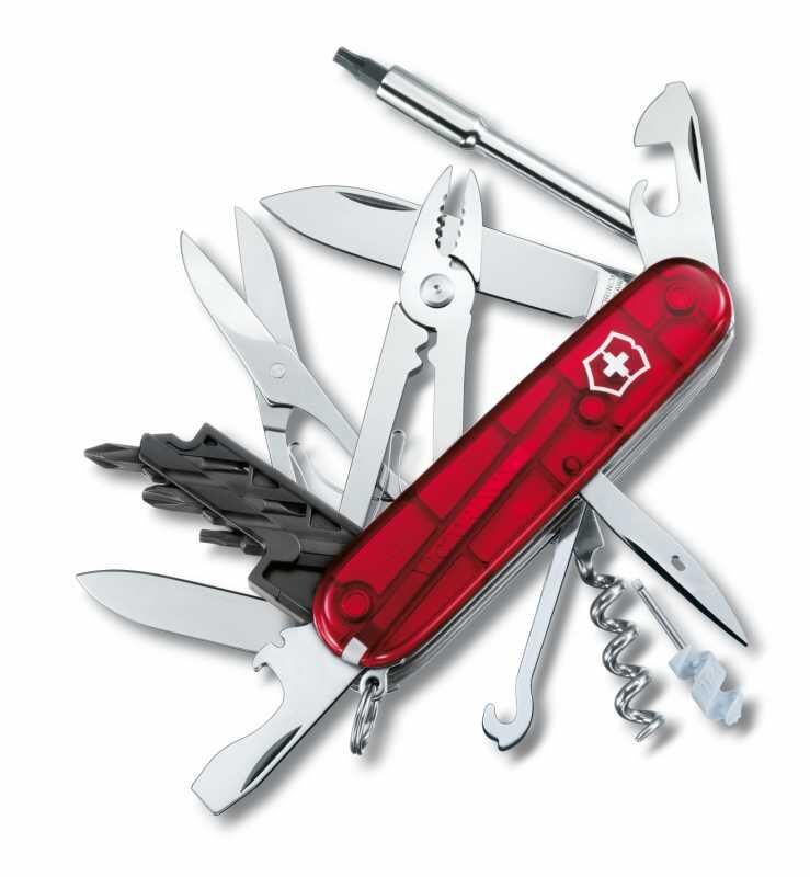 Victorinox CyberTool M Çakı 1.7725.T Kırmızı İsviçre Çakısı 32F