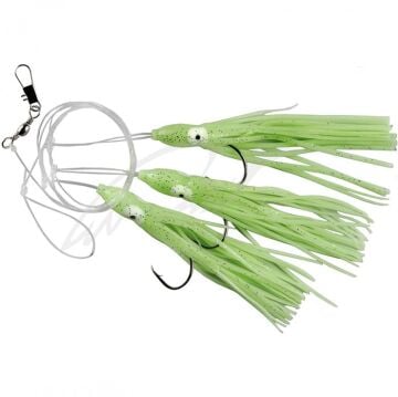SPRO Octopus Rig Fluo 3 İğneli Ahtapot Köstek No 6/0 Glow