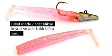 Japanese Levrek Sasi Sardine Sandeel Silikon Yem 21,5g 11cm Glow