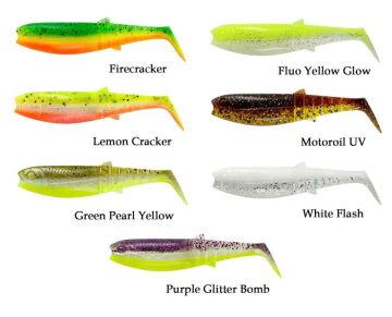 Savage Gear UV Cannibal Shad 8cm 5g Silikon Yem