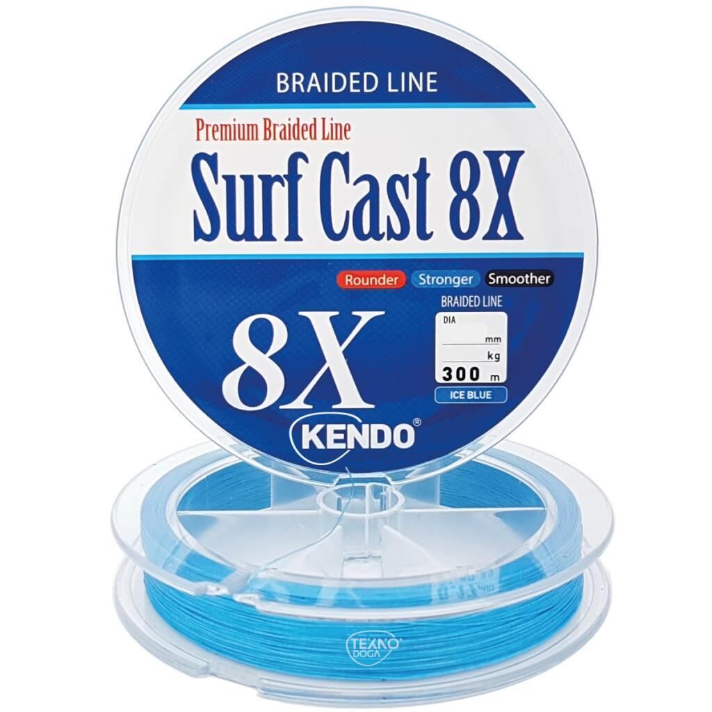 Kendo 300m Surf Cast 8x 8 Kat Örgü İp Olta Misinası Dynema