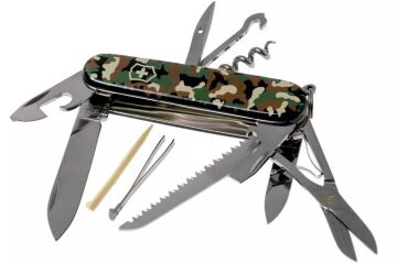 Victorinox Huntsman 1.3713.94 Kamuflaj İsviçre Çakısı 91mm 15F