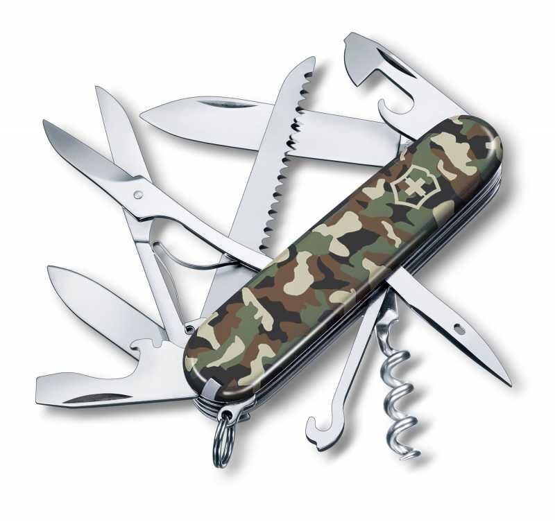 Victorinox Huntsman 1.3713.94 Kamuflaj İsviçre Çakısı 91mm 15F