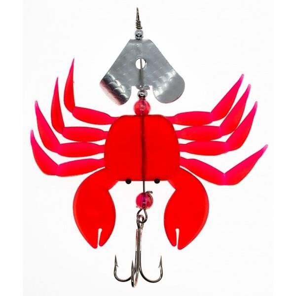 Effe 7cm 9g Silikon Yengeç Kaşık Kırmızı