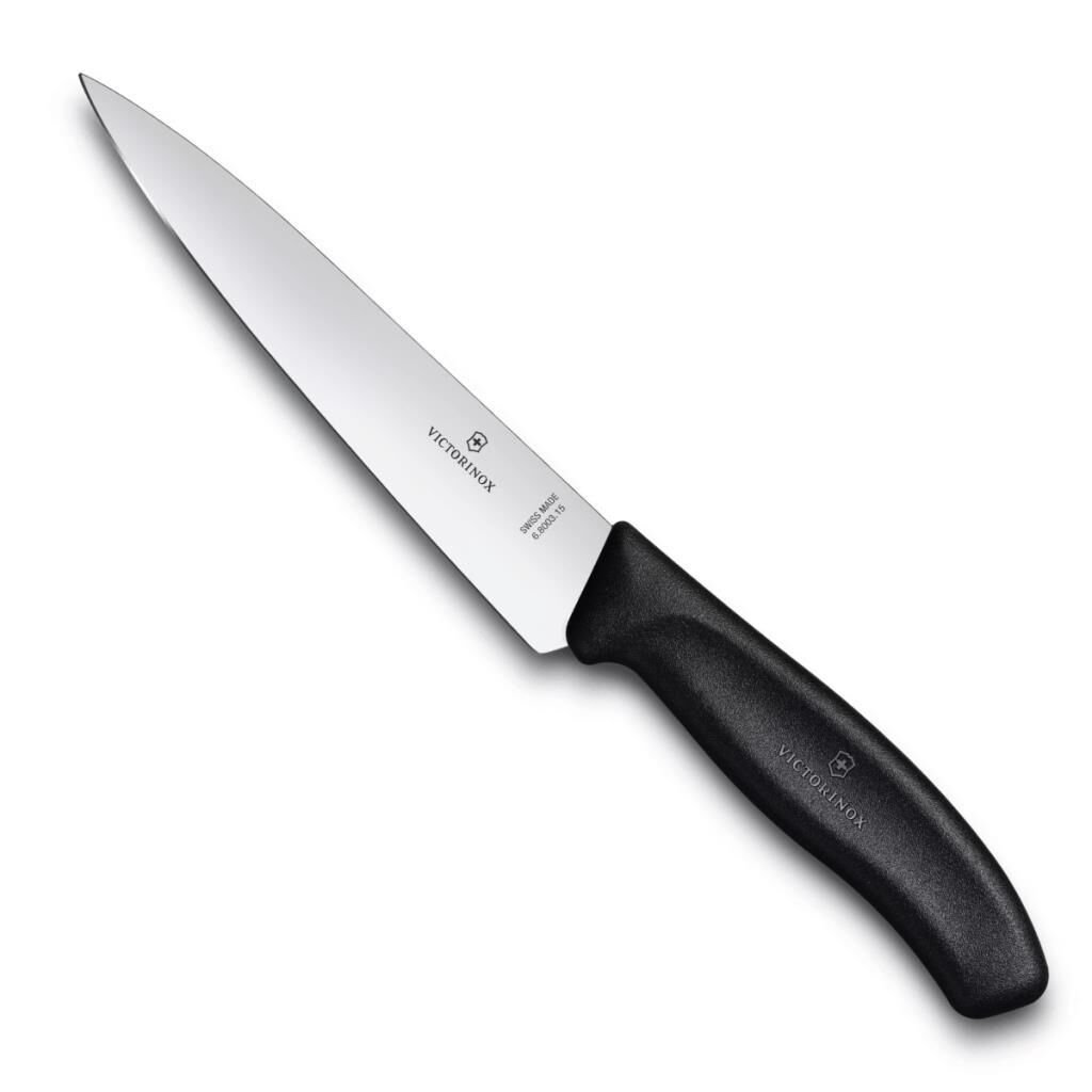 Victorinox SwissClassic 15cm Düz Doğrama Bıçağı 6.8003.15B Siyah