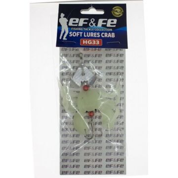 EFFE 7cm 9g Silikon Yengeç Kaşık Glow Fosforlu