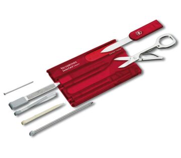 Victorinox SwissCard Classic Ruby 0.7100.T Şeffaf Kırmızı 10F