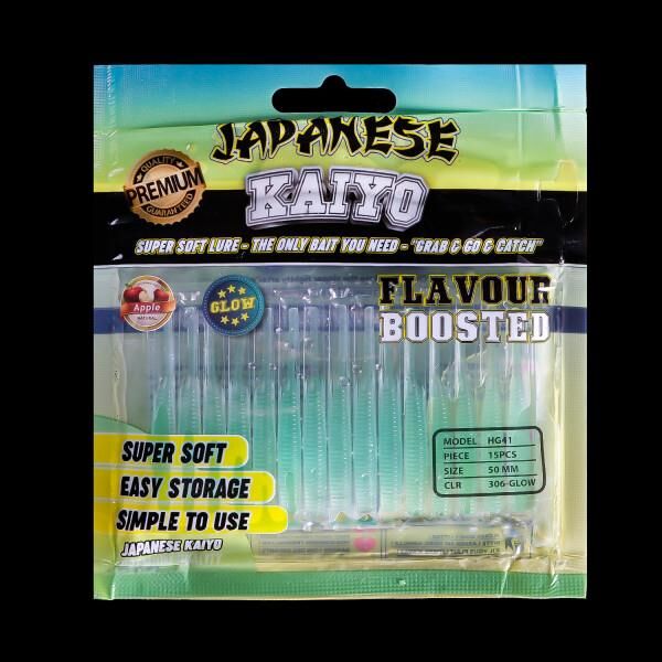 Japanese Kaiyo 5cm Vanilya Aromalı LRF Silikon Yem Fosforlu 306