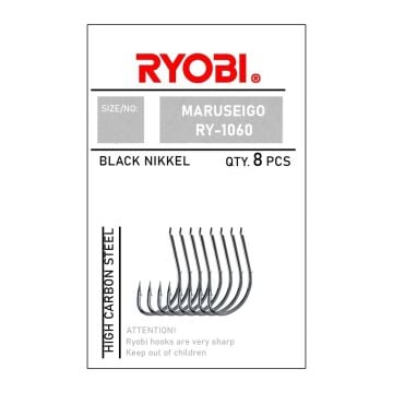 Ryobi 1060 Maruseigo Olta İğnesi Düz Black Nickel