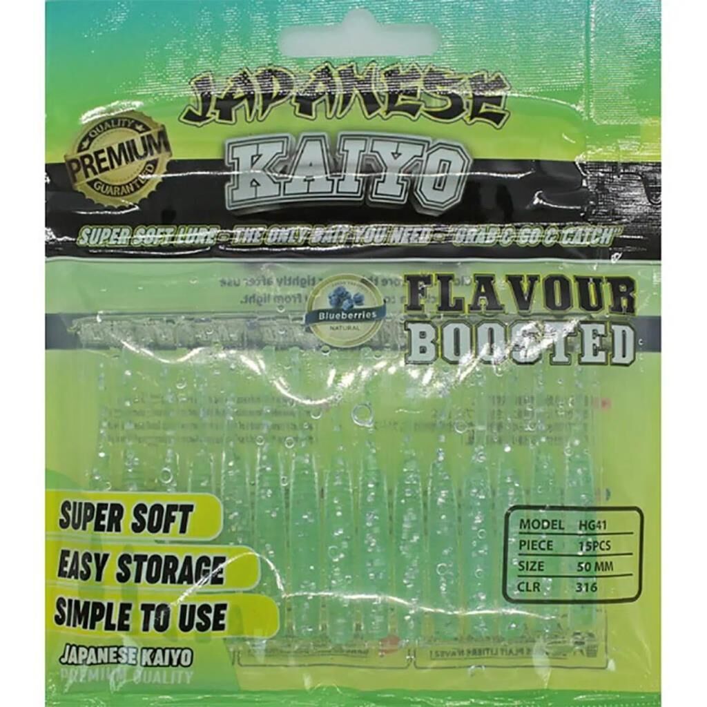 Japanese Kaiyo 5cm Vanilya Aromalı LRF Silikon Yem Fosforlu 316