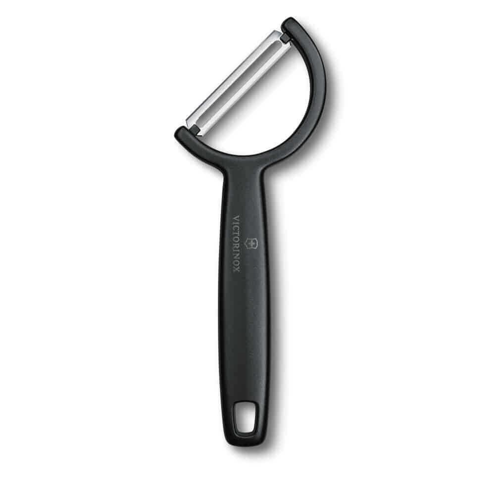 Victorinox 6.0950 RHO Düz Kenar Tek Taraflı Soyacak Siyah
