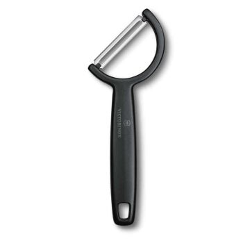 Victorinox 6.0950 RHO Düz Kenar Tek Taraflı Soyacak Siyah