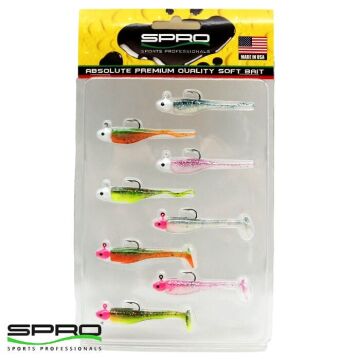 Spro Ready 4 Fish 5cm LRF Jig Head Silikon Suni Yem Seti G5