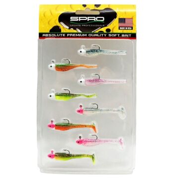 Spro Ready 4 Fish 5cm LRF Jig Head Silikon Suni Yem Seti G5