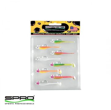 Spro Ready 4 Fish 5cm LRF Jig Head Silikon Suni Yem Seti H5
