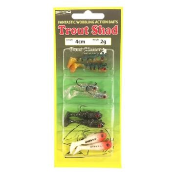SPRO Troutmaster Shad 4cm 2g LRF Silikon Yem Seti