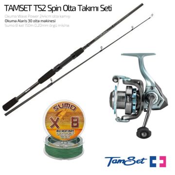 TAMSET Alaris 30 Wave Power 244cm Spin Olta Takımı TS2