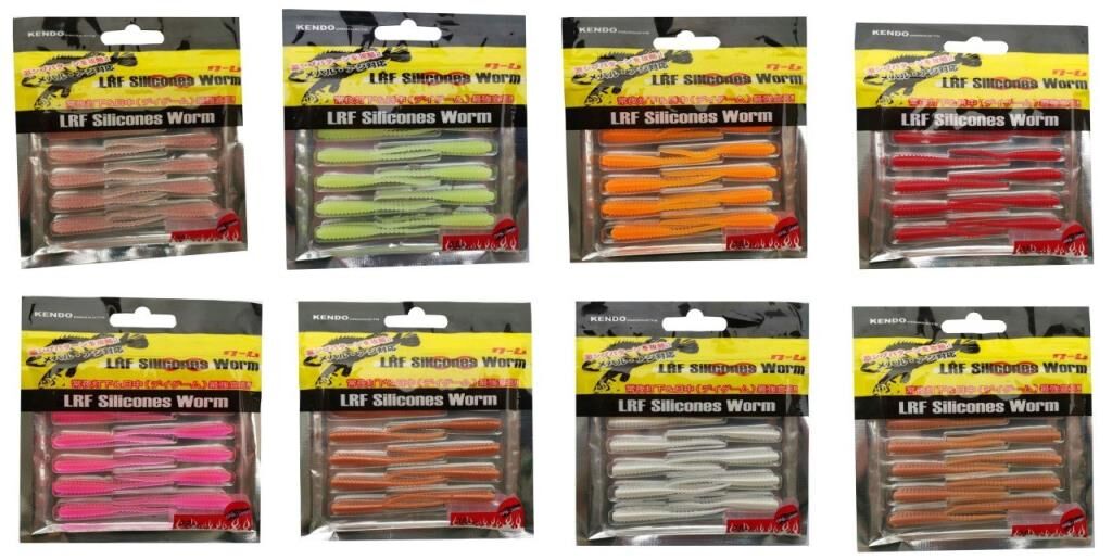 Kendo Karides Kokulu LRF Silikon Suni Yem Aromalı Solucan 5cm