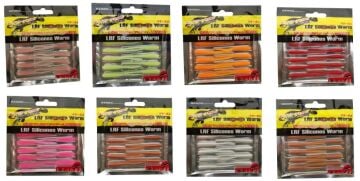 Kendo Karides Kokulu LRF Silikon Suni Yem Aromalı Solucan 5cm 02