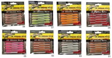 Kendo Karides Kokulu LRF Silikon Suni Yem Aromalı Solucan 5cm 04