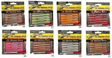 Kendo Karides Kokulu LRF Silikon Suni Yem Aromalı Solucan 5cm 02