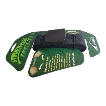 Evolite 125cm Stretch Belt Esneyebilen Outdoor Kemer Siyah