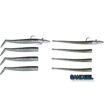 Savage Gear Mini Sandeel Kit 10ad 2 Kafa+8 Kuyruk Suni Yem