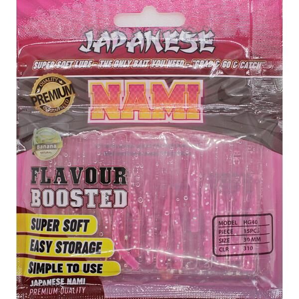Japanese Nami 3cm Aromalı LRF Silikon Yem 310 15ad.
