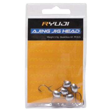 Ryuji Ajing 3,5g LRF Jig Head Silikon Yem Zokası 5ad