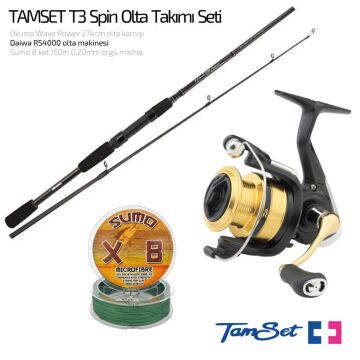 TAMSET RS4000 Wave Power 274cm 7-30g Spin Olta Takımı TS3