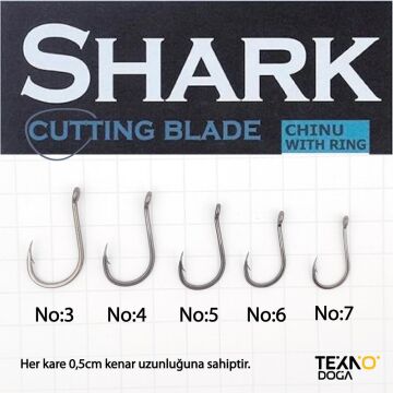 BKK Chinu-R Shark Çupra Mercan Sazan Olta İğnesi 7 10 Pcs