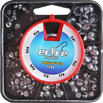 EFFE Kutu Kıstırma Kurşun 120g Yarma Olta Kurşunu