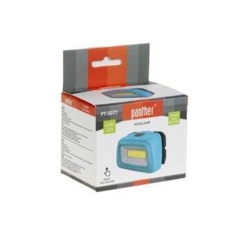 Panther 500 Lümen Pilli COB Led Kafa Lambası PT-5077