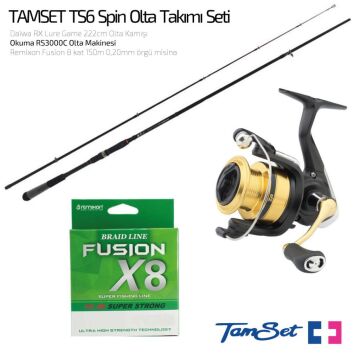 TAMSET Daiwa RS3000 RX Lure Game 222cm Spin Olta Takımı TS6