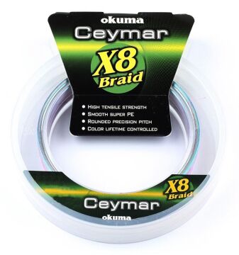 Okuma Ceymar X8 150m MultiColor PE İp Misina
